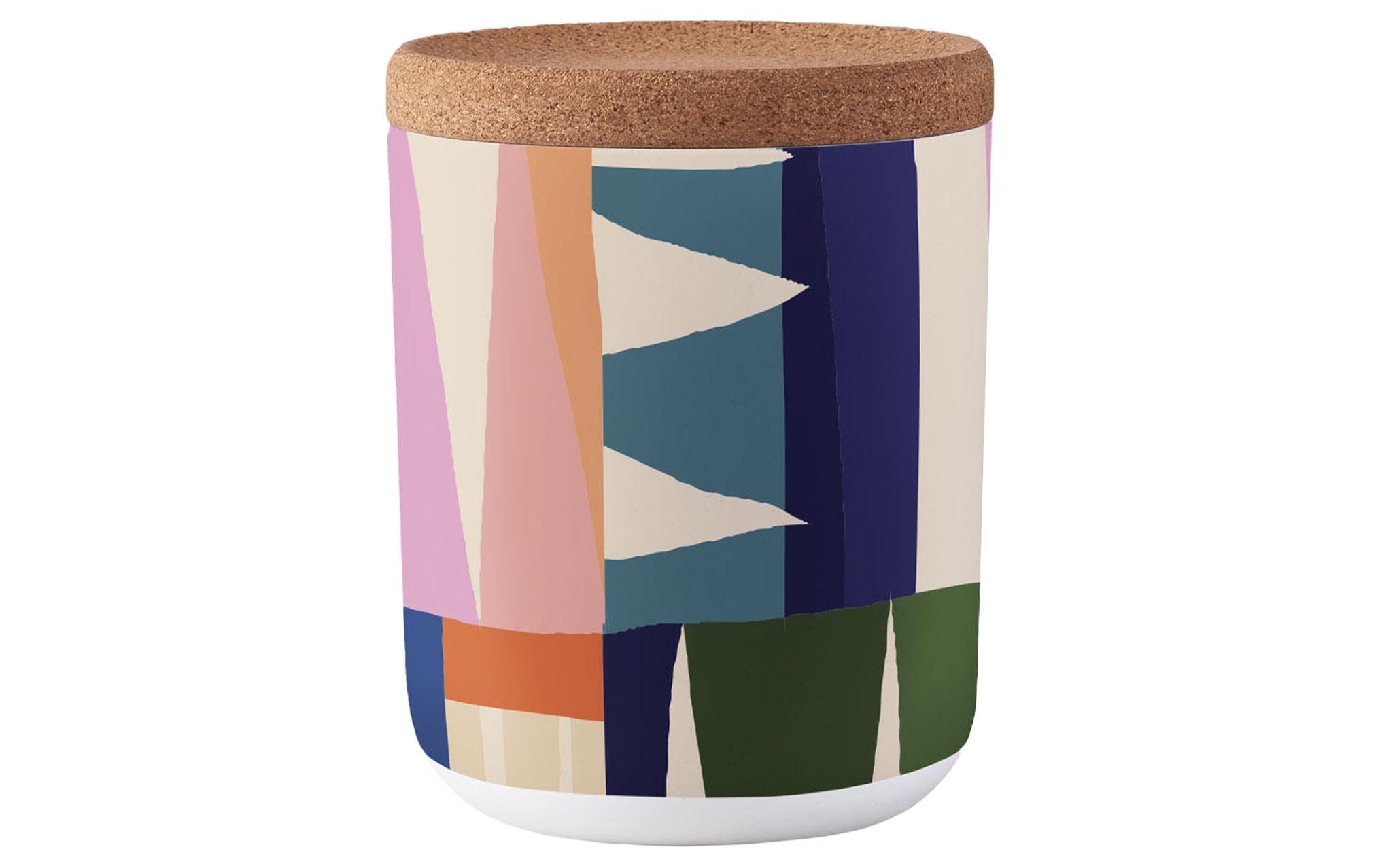 BioLoco Vorratsdose Burst of colors M, 0.8 l, Blau/Grün/Rosa