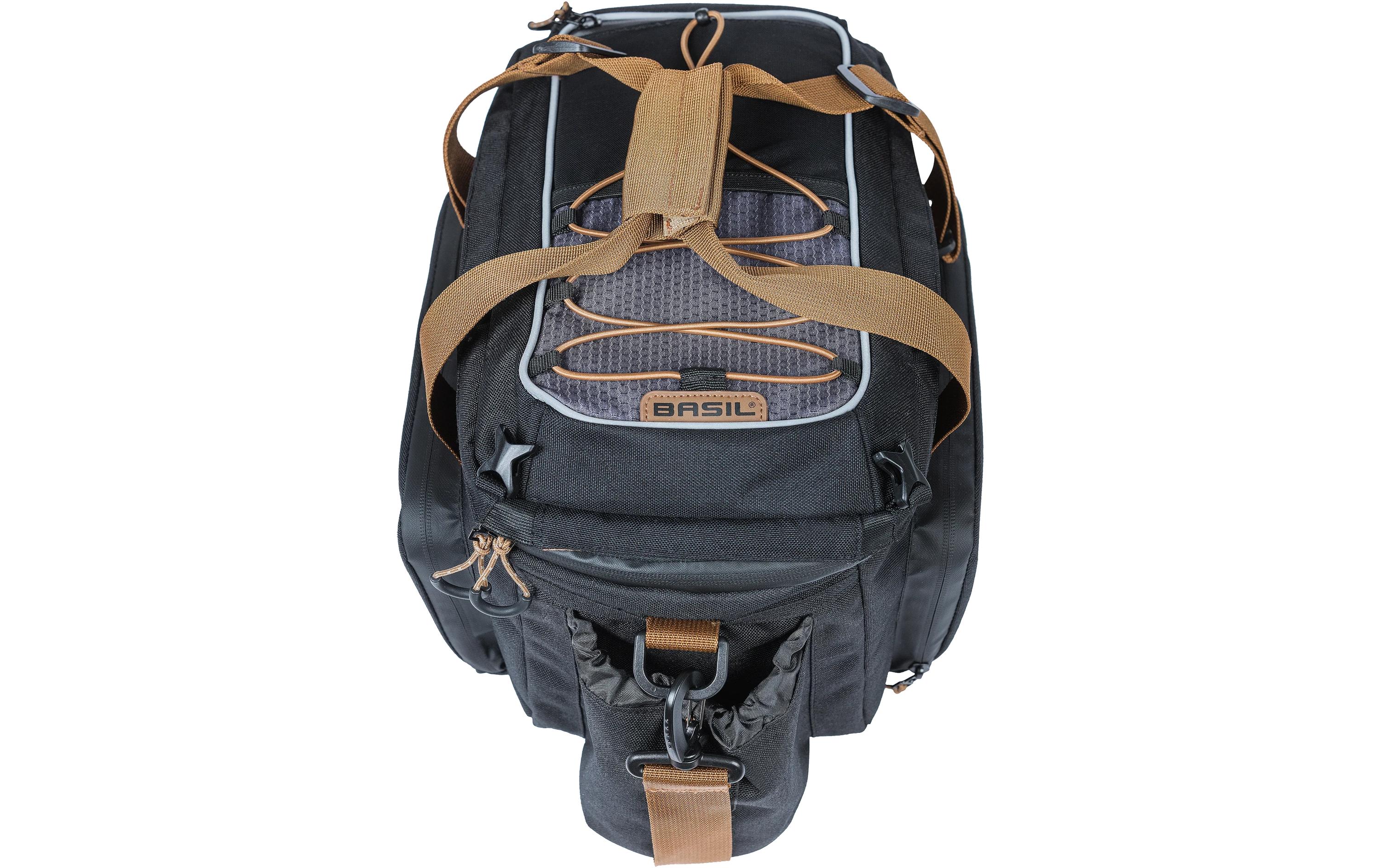 BASIL Gepäckträgertasche Miles XL Pro MIK 9-36 l schwarz