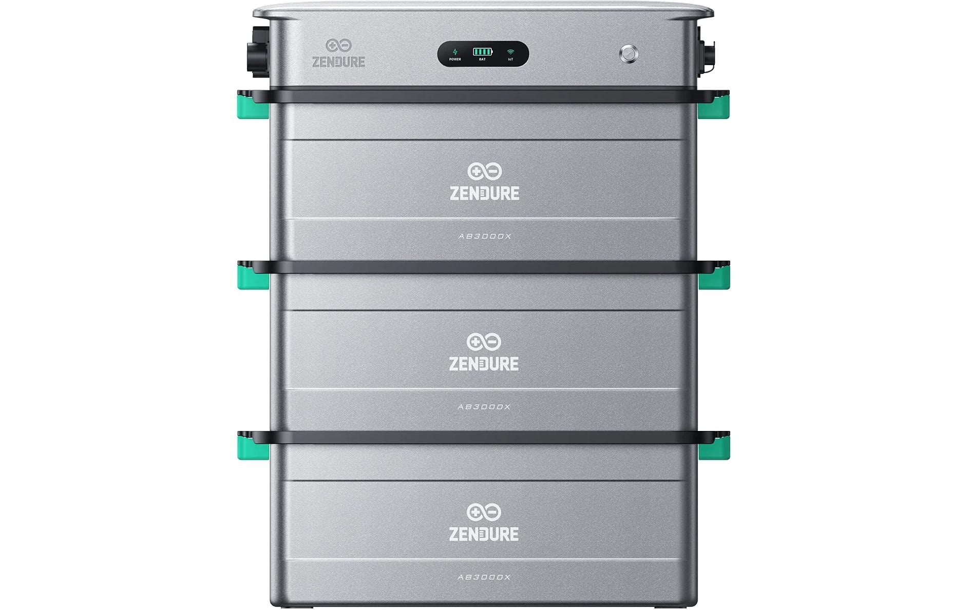 Zendure KitSolarFlow 2400 AC 8.64 kWh mit 3x AB3000X Erw. Batterie