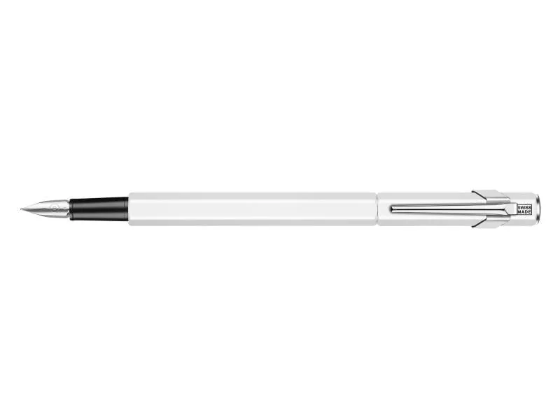Caran d'Ache Füllfederhalter 849 Classic Line Medium (M), Weiss Caran d'Ache Füllfederhalter 849 Classic Line Medium (M), Weiss