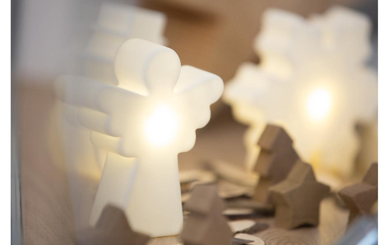 8 Seasons Design LED-Figur Shining Angel Micro, Weiss
