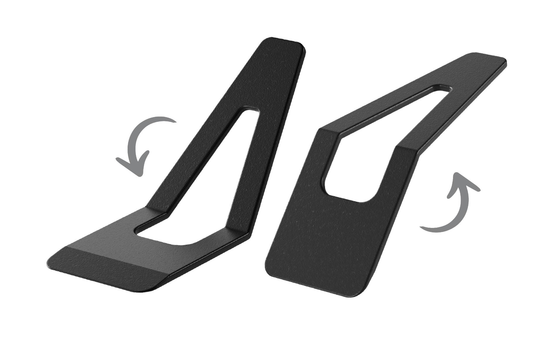 Stöckli Raclette-Spachtel Wender 2 Stk 2 Stück, Schwarz