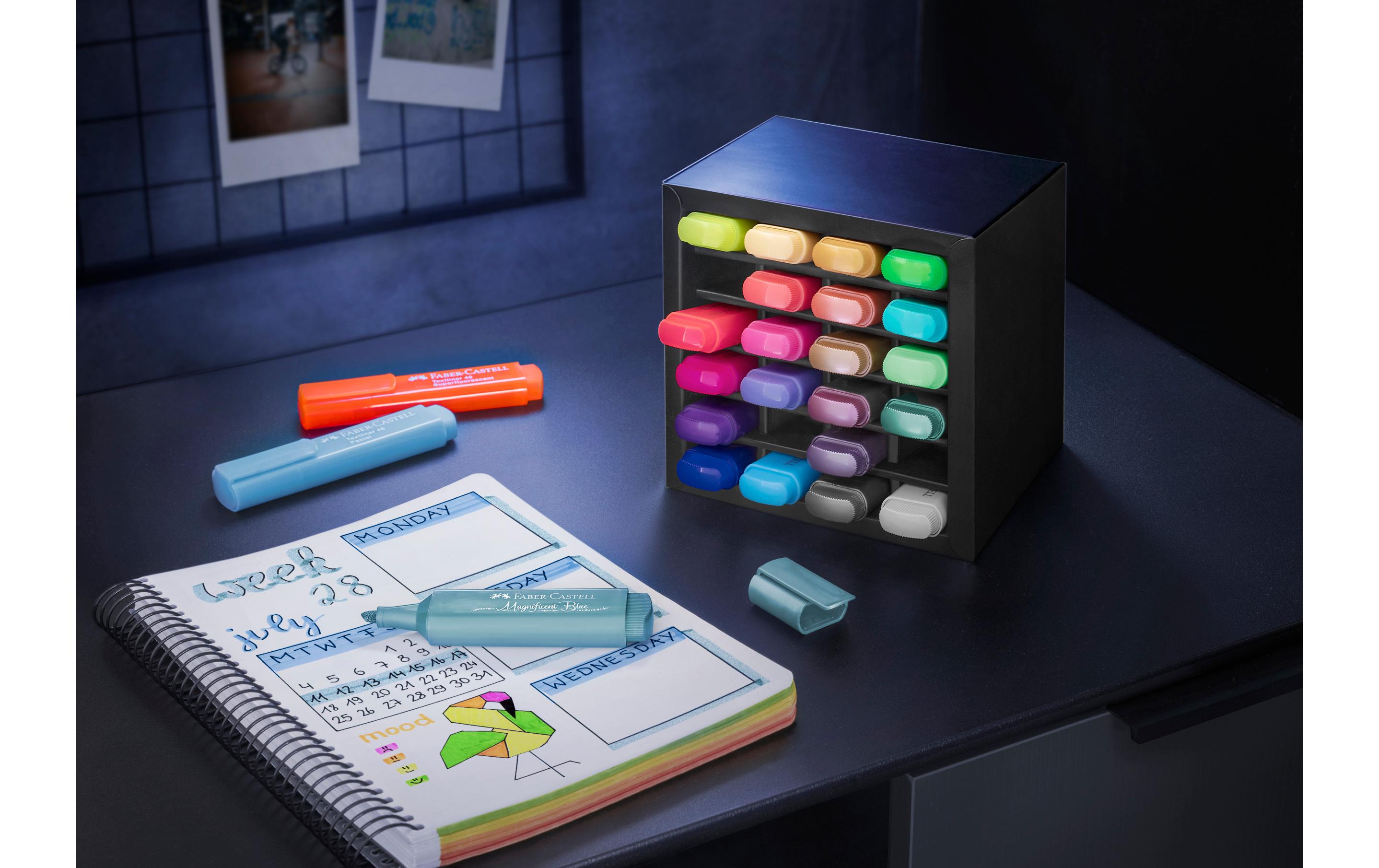 Faber-Castell Textmarker 46 Deskset 24 Stück