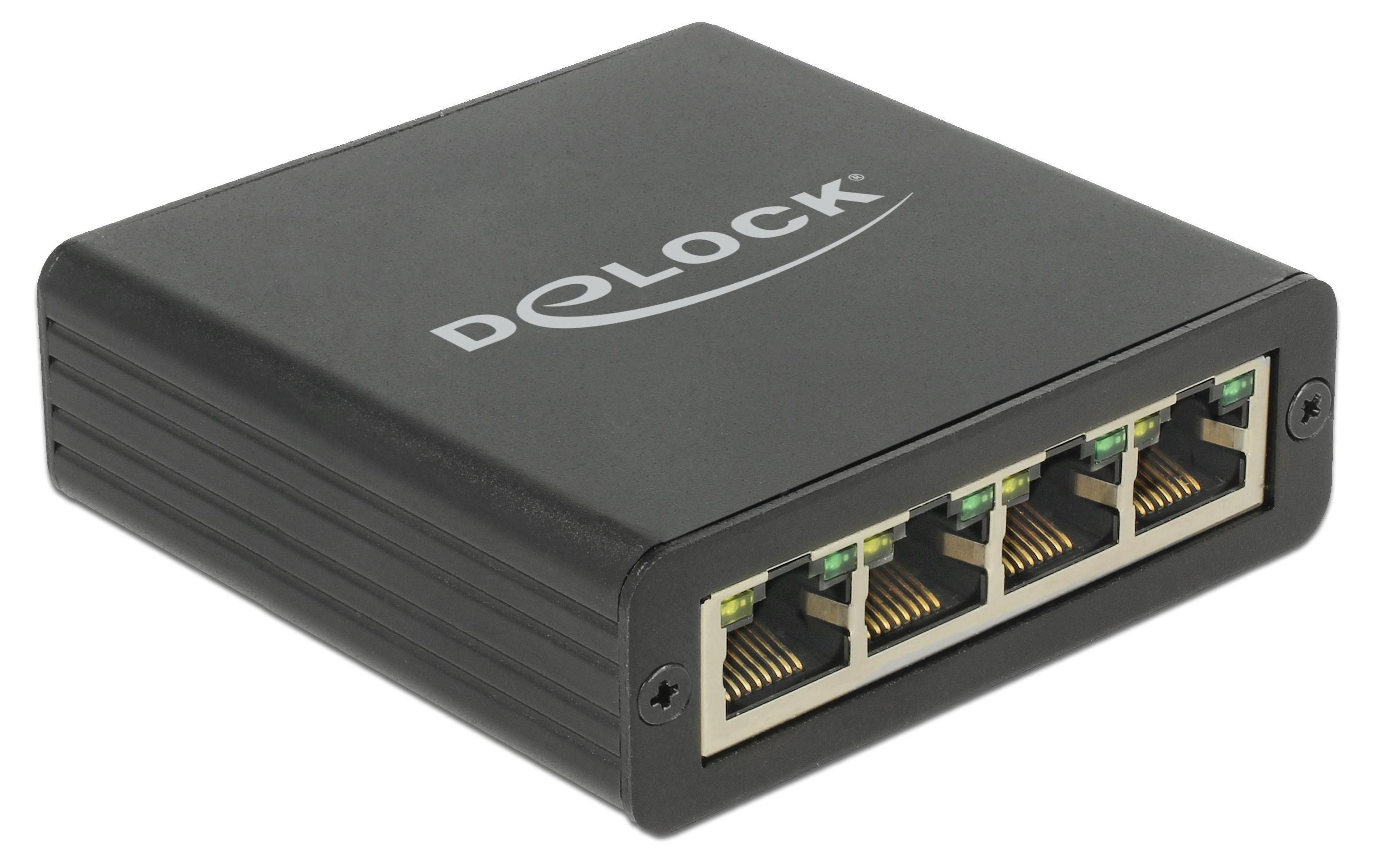 Delock Netzwerk-Adapter USB3.0 - 4x Gigabit LAN Delock Netzwerk-Adapter USB3.0 - 4x Gigabit LAN