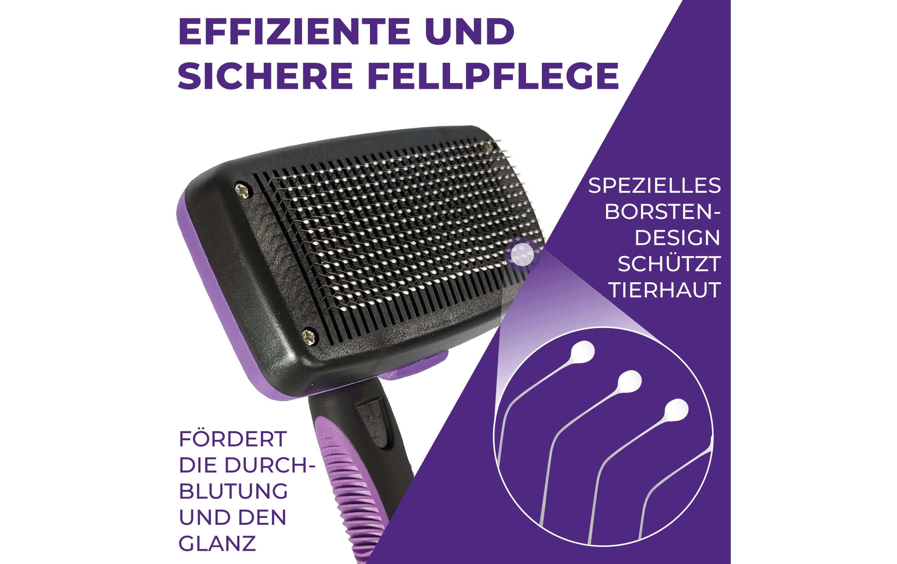 Quick Aid Ergo Selbstreinigende Haustierbürste