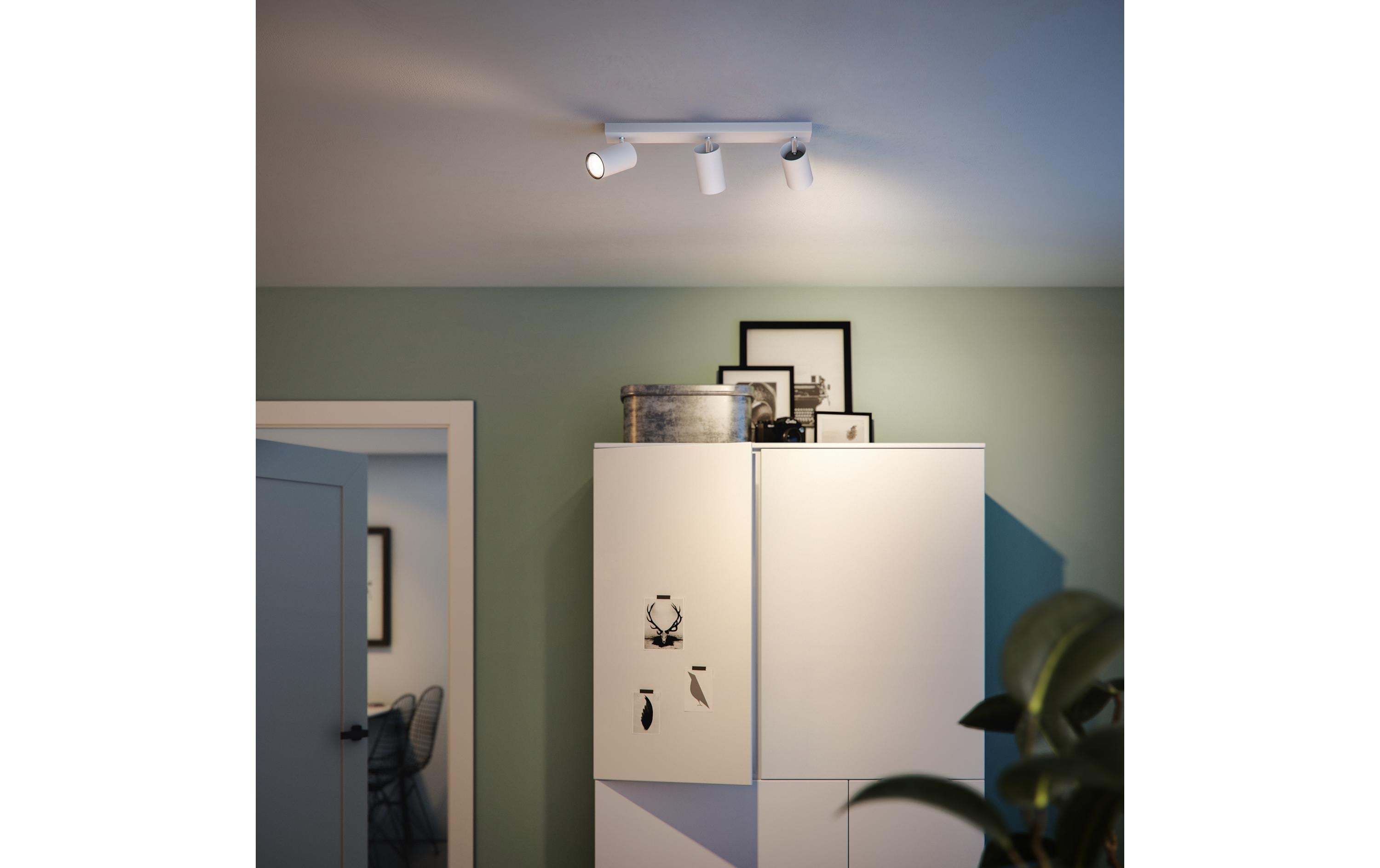 Philips Aufbauspot MyLiving Kosipo, 3 x 5.5W, GU10, Weiss