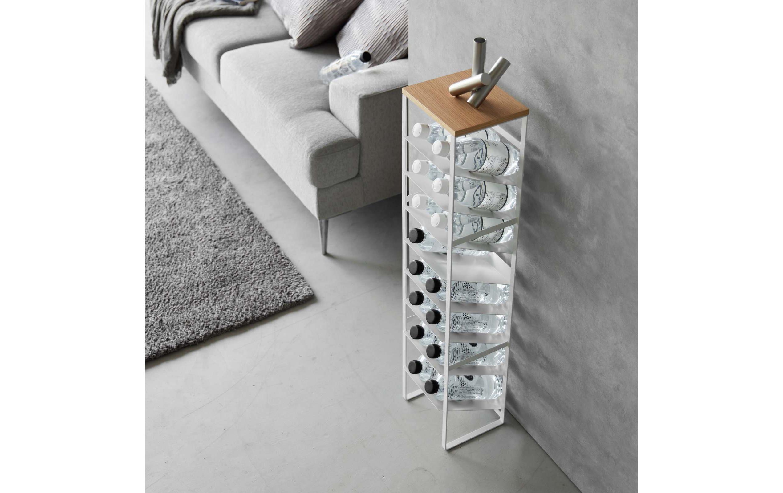 Yamazaki Flaschenregal Tower Weiss