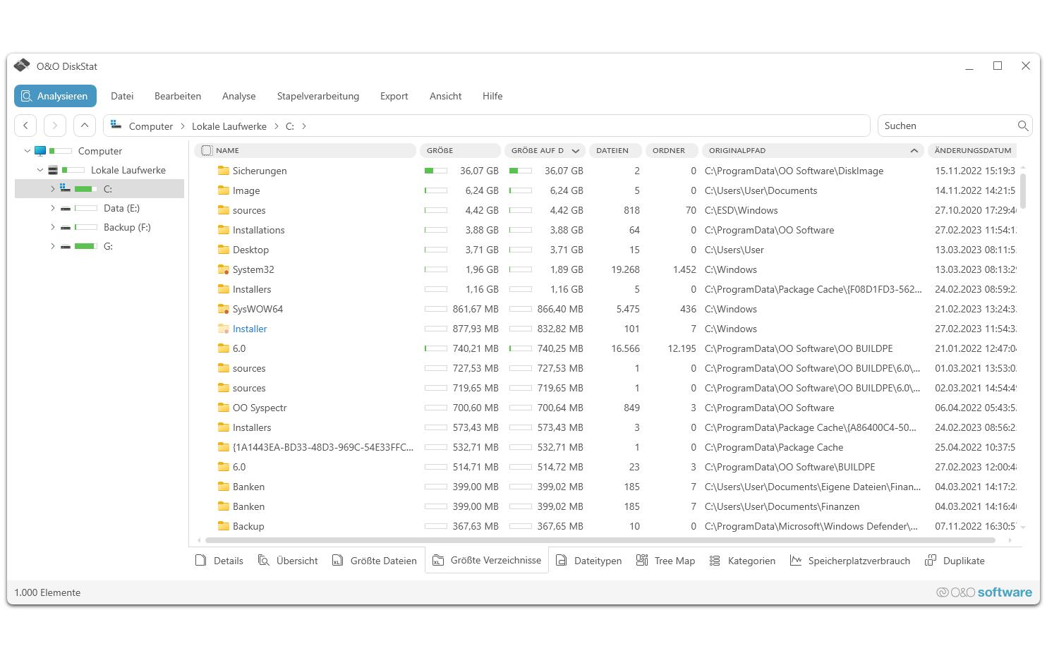 O&O Software DiskStat 4 ESD, Vollversion