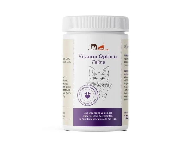 Futtermedicus Katzen-Nahrungsergänzung Feline Vitamin-Optimix, 150 g Futtermedicus Katzen-Nahrungsergänzung Feline Vitamin-Optimix, 150 g