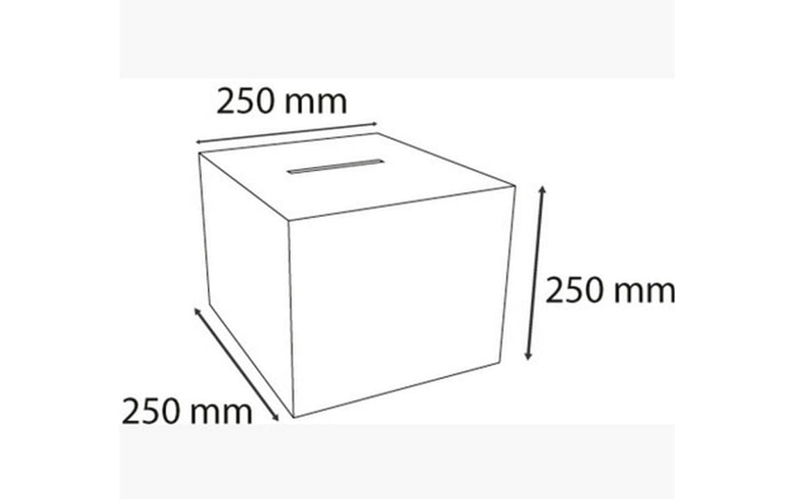 Exacompta Einwurf-Box transparent Kein