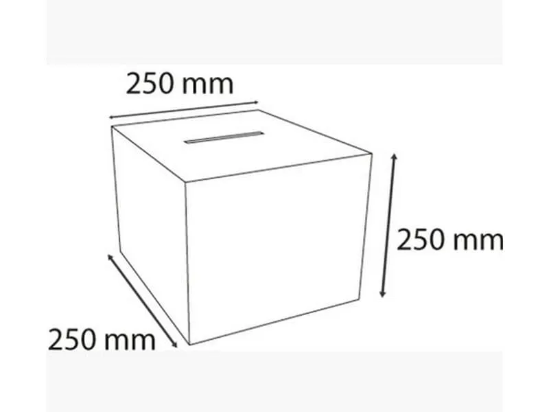 Exacompta Einwurf-Box transparent Kein Exacompta Einwurf-Box transparent Kein