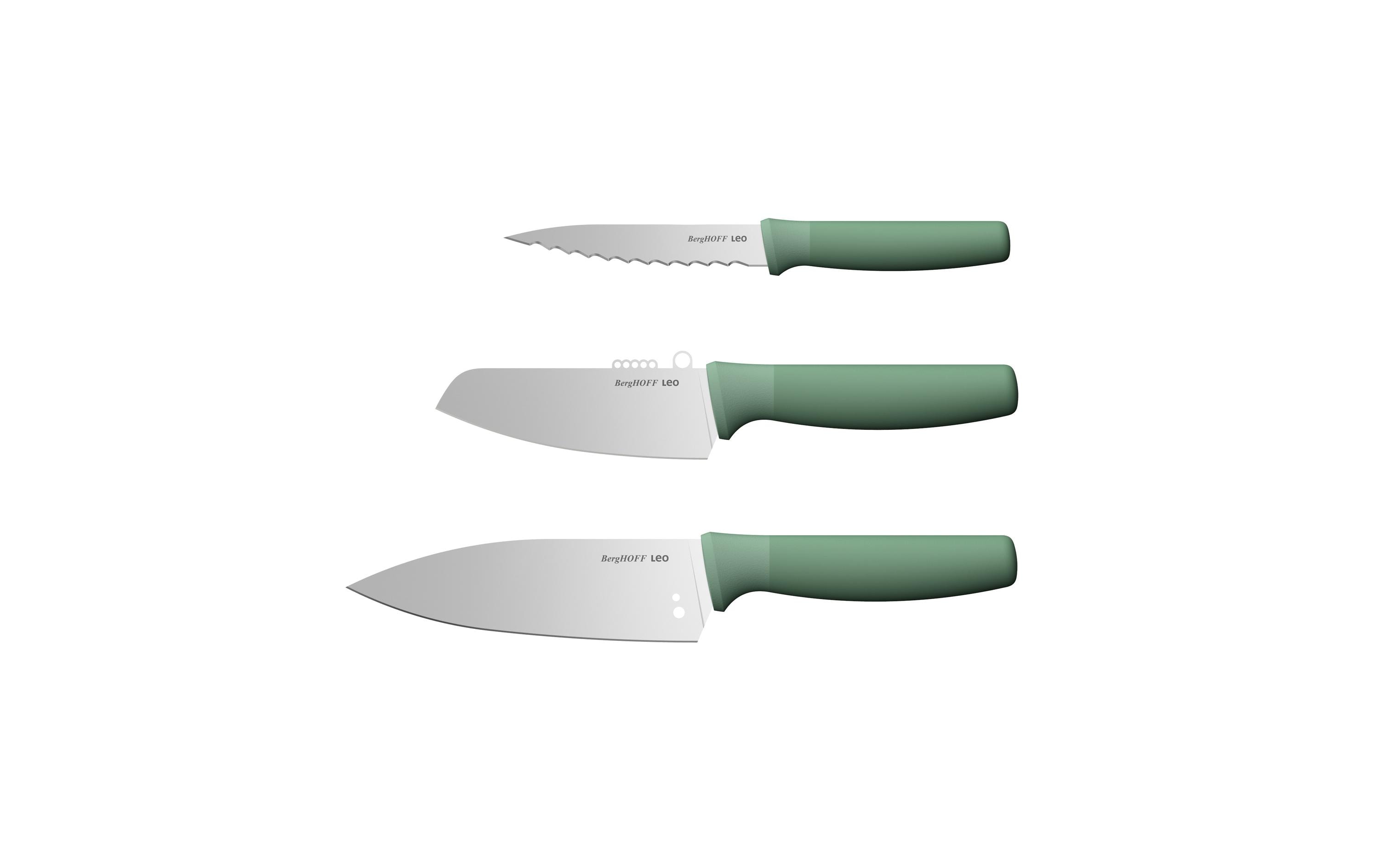 BergHOFF Messer-Set Leo Forest 3-teilig