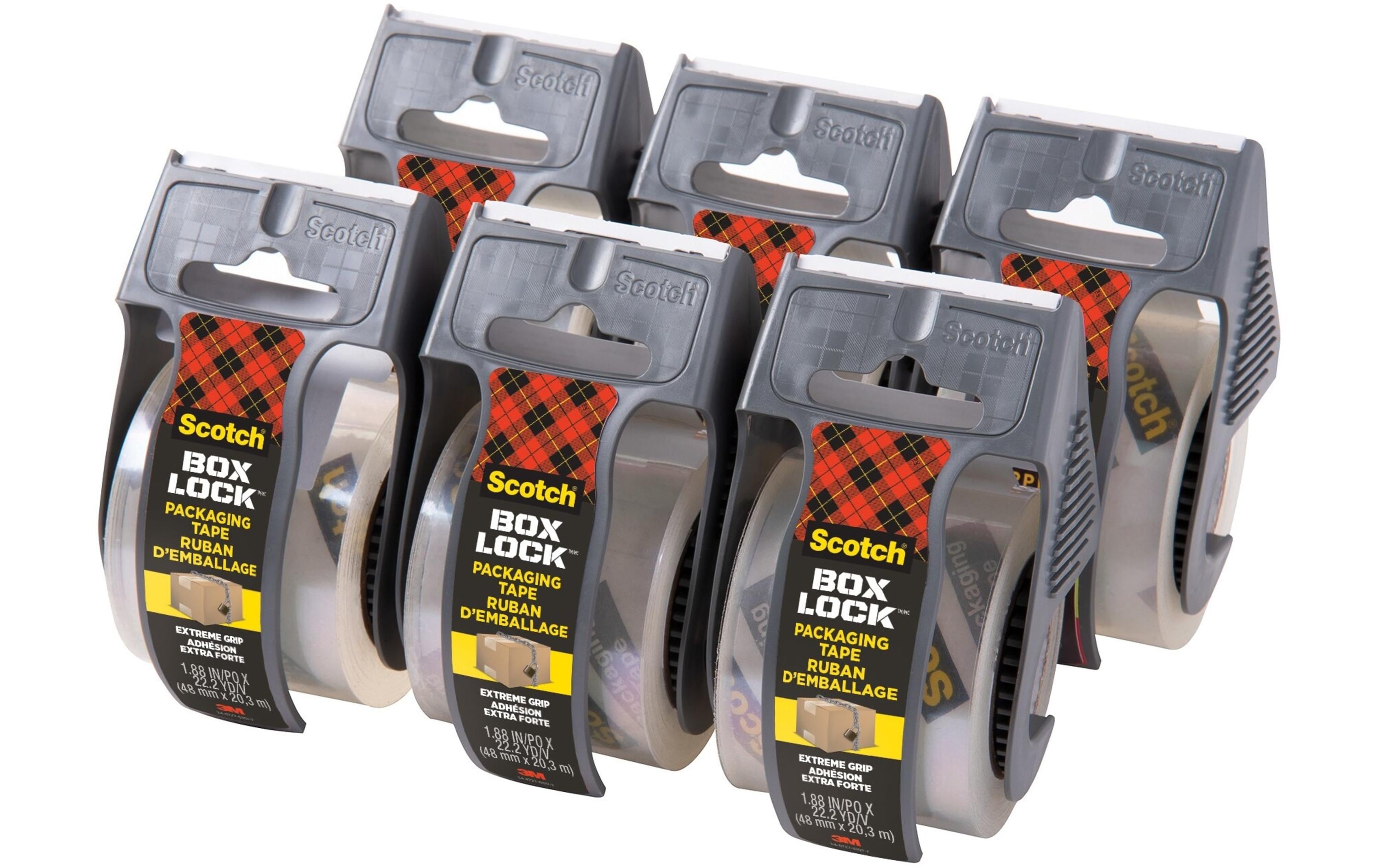 Scotch Verpackungsband Box Lock 48 mm x 20.3 m, 6 Rollen