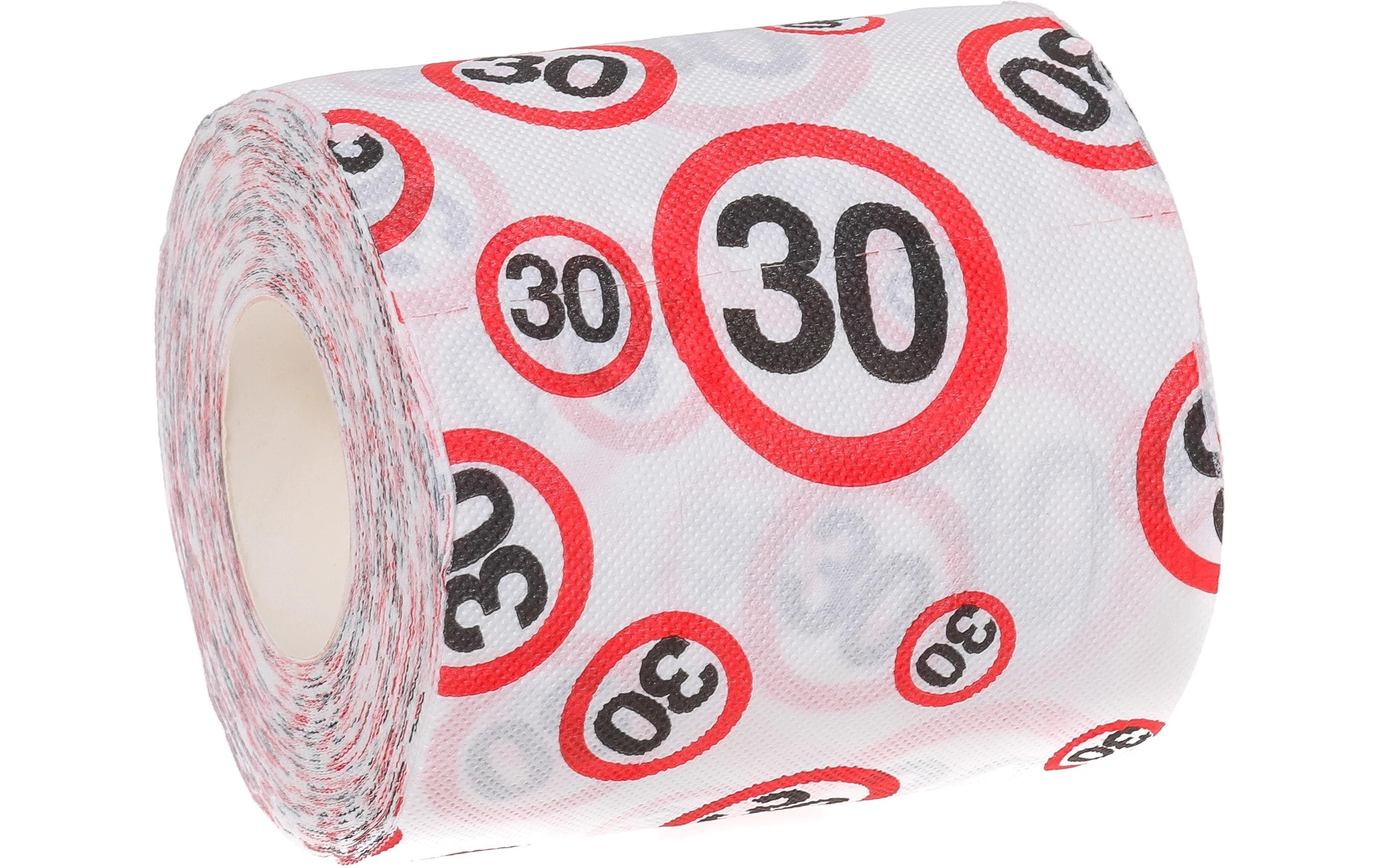 Trendcompany Scherzartikel WC Papier 30. Geburtstag