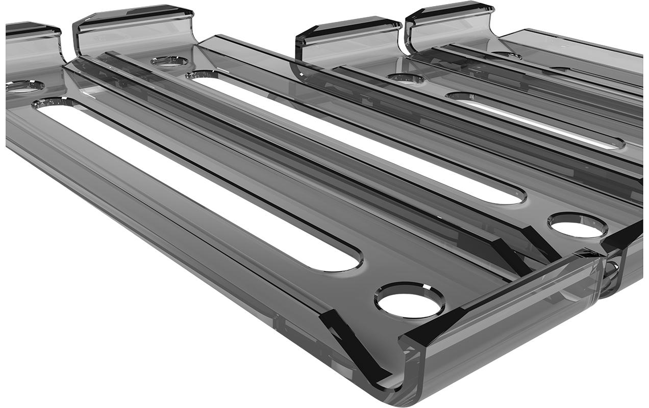 X-Click Rahmenloser Nummernhalter Shadow Black, 30 x 8 cm/50 x 11 cm X-Click Rahmenloser Nummernhalter Shadow Black, 30 x 8 cm/50 x 11 cm