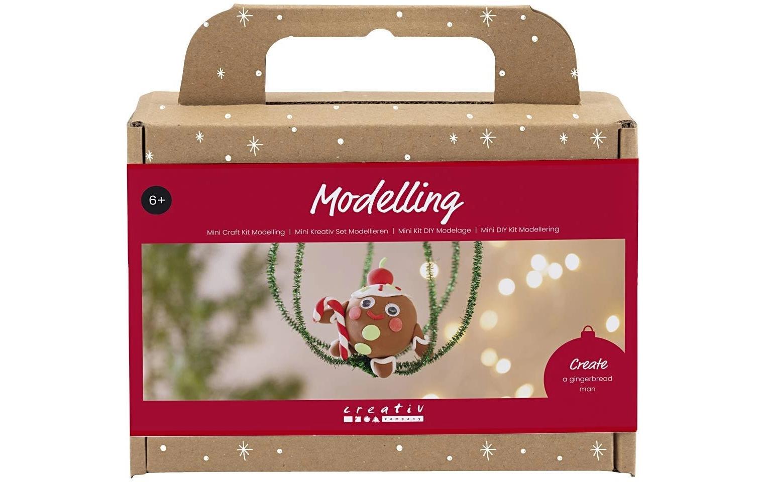 Creativ Company Bastelset Modellieren Lebkuchenmann