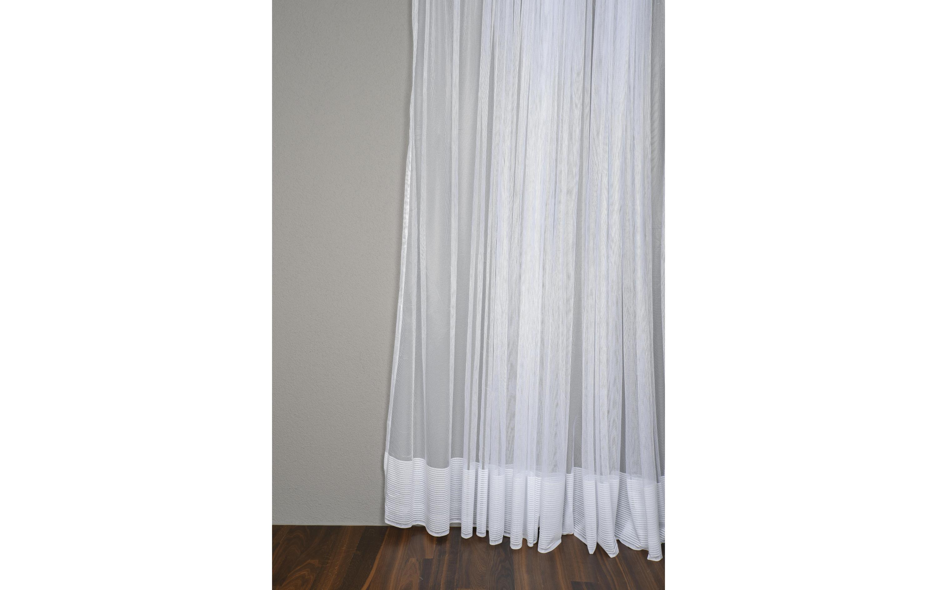 Stotz Decor AG Tagvorhang mit Faltenband ISI 140 cm x 150 cm, Weiss