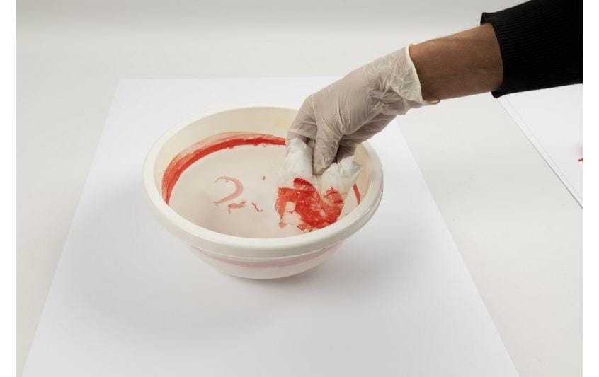 Creativ Company Bastelset Weihnachtskugeln Marmorieren