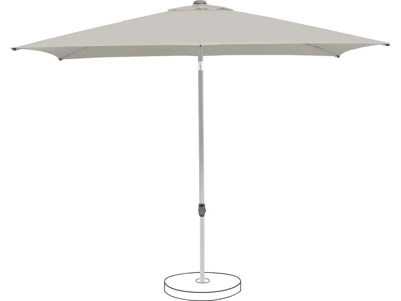 Suncomfort by Glatz Sonnenschirm Pop Up 250 x 200 cm Light grey
