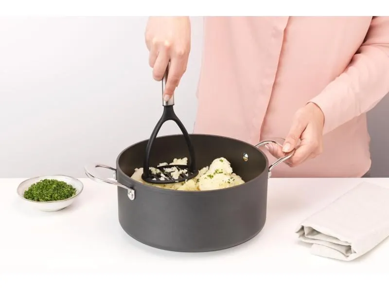 Brabantia Kartoffelstampfer Profile Line Schwarz/Silber