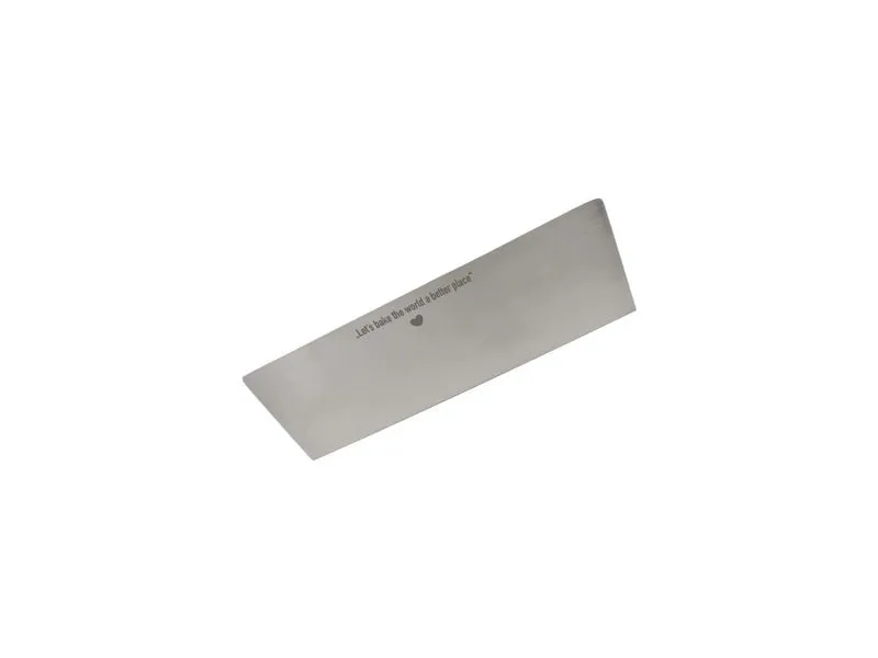 BackshopSchweiz Glätter Edelstahl Silber 25 cm