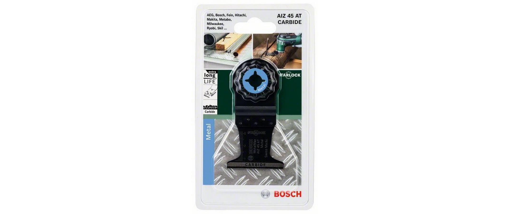 Bosch Tauchsägeblatt Starlock AIZ 45 AT Metall Max, 45 mm
