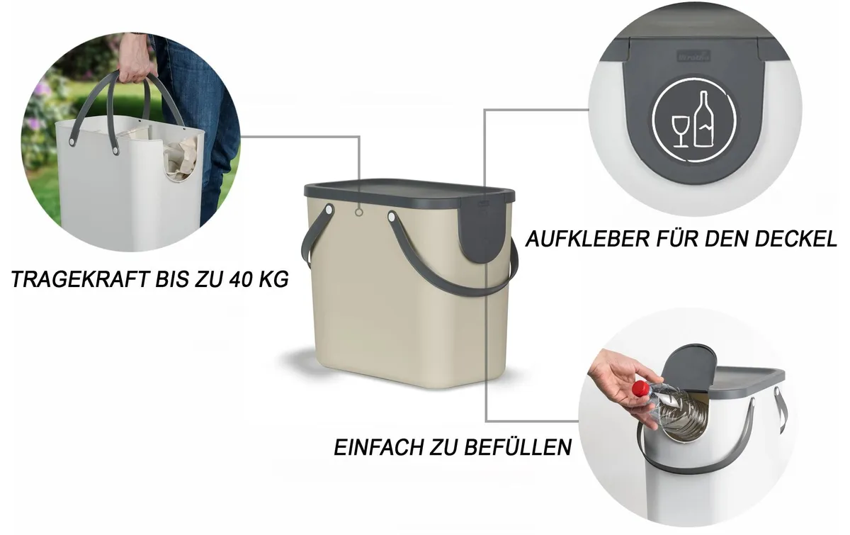 Rotho Recycling Set ALBULA 4 tlg. Rotho Recycling Set ALBULA 4 tlg.