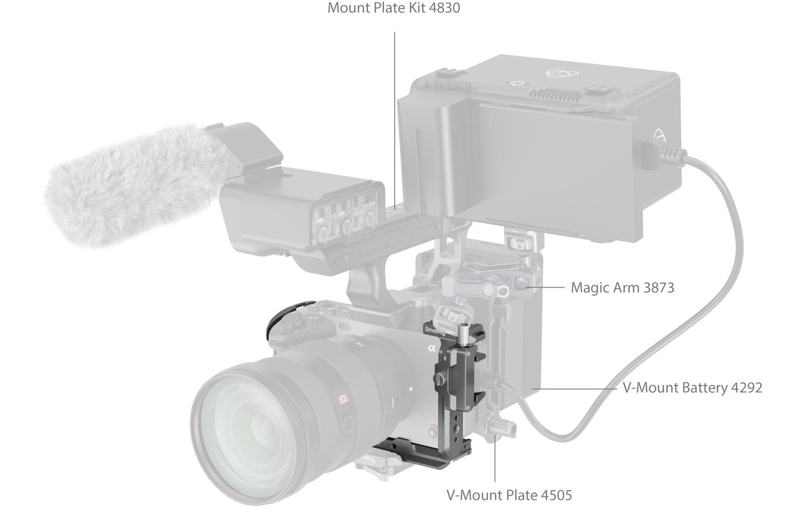 Smallrig Cage HawkLock Quick Release Kit für Sony FX3 / FX30