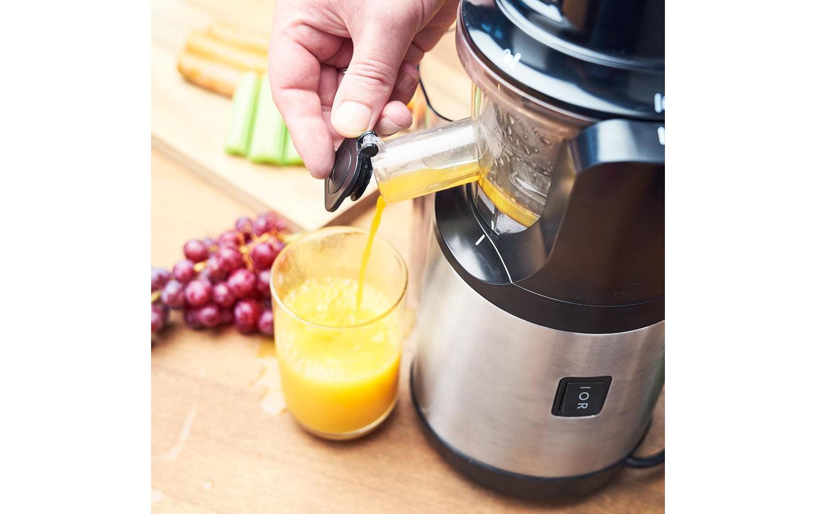 Gastroback Slow Juicer Advanced vital Schwarz/Silber