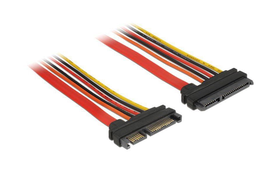 Delock SATA3-Kabel 3.3/5/12 Volt Verlängerung 10 cm