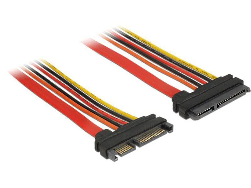 Delock SATA3-Kabel 3.3/5/12 Volt Verlängerung 10 cm Delock SATA3-Kabel 3.3/5/12 Volt Verlängerung 10 cm