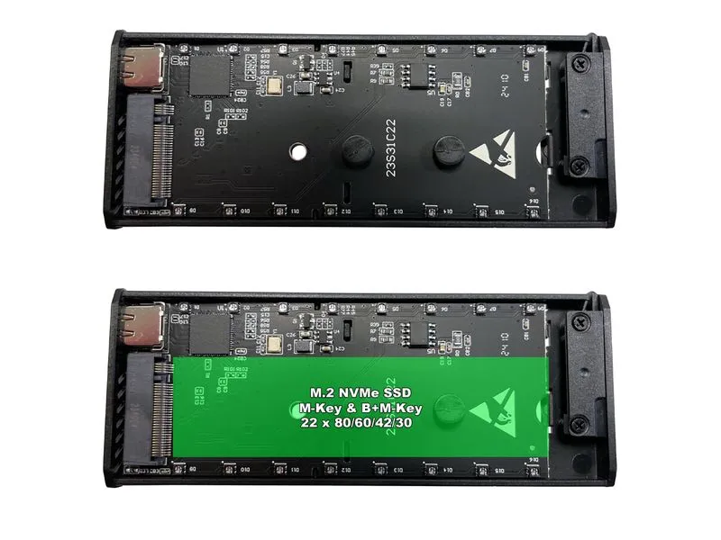 LC-Power Externes Gehäuse LC-M2-C-NVME-4 M.2 LC-Power Externes Gehäuse LC-M2-C-NVME-4 M.2
