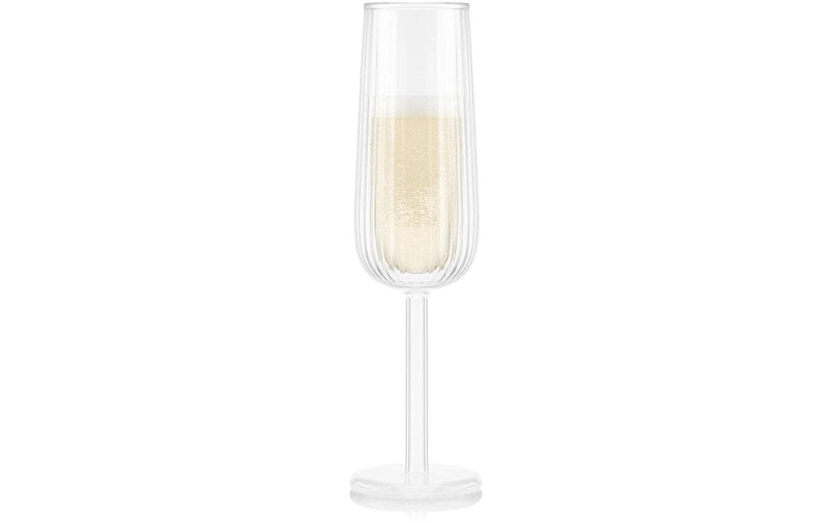 Bodum Glas Champagnerflöte Douro 2er Set Transparent, 0.3 l