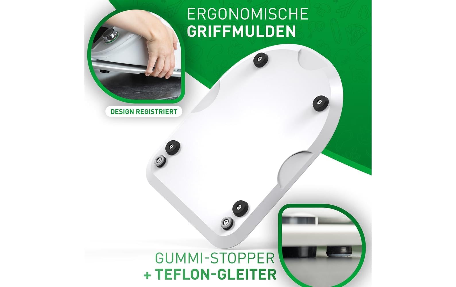 Flipline Gleitbrett für Thermomix – Mineral-Acrylstein