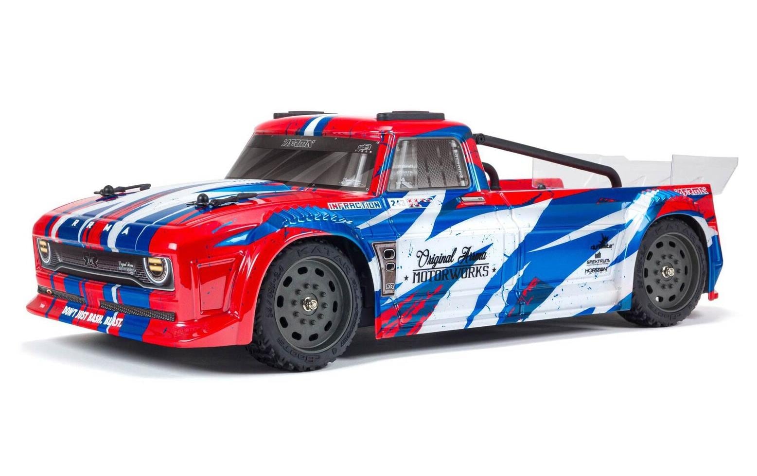 Arrma Infraction 4x4 Mega, Rot/Blau 1:8, RTR Arrma Infraction 4x4 Mega, Rot/Blau 1:8, RTR