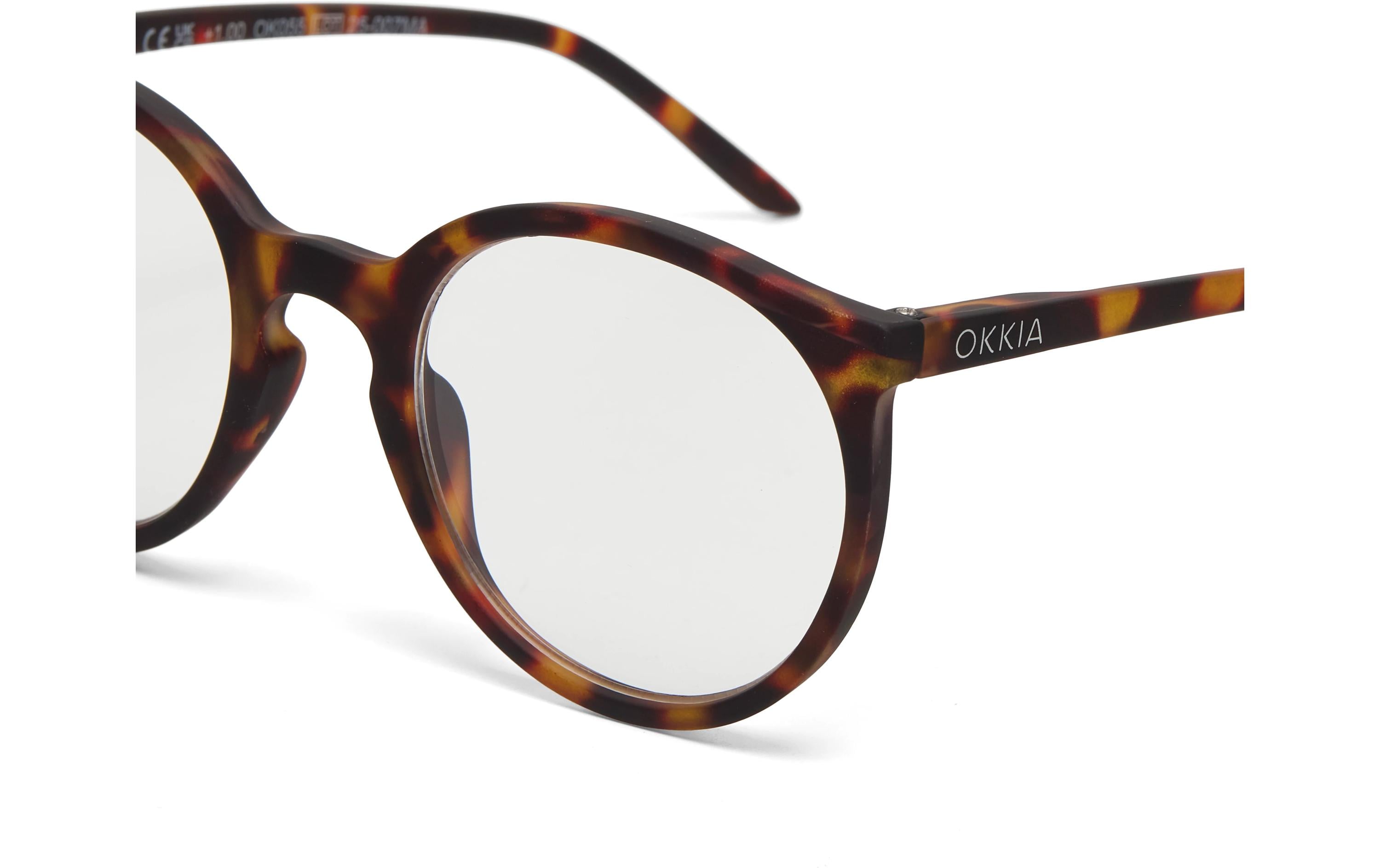 OKKIA Lesebrille Bologna Classic Havanna, 1,50