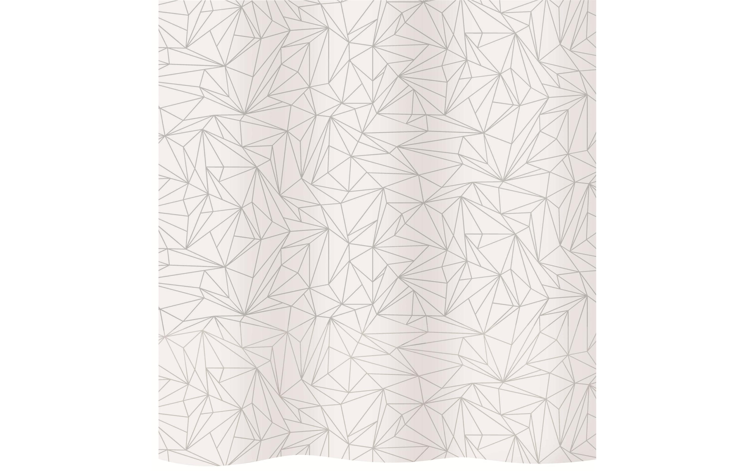 diaqua® Duschvorhang Prisma 180 x 200 cm, Weiss