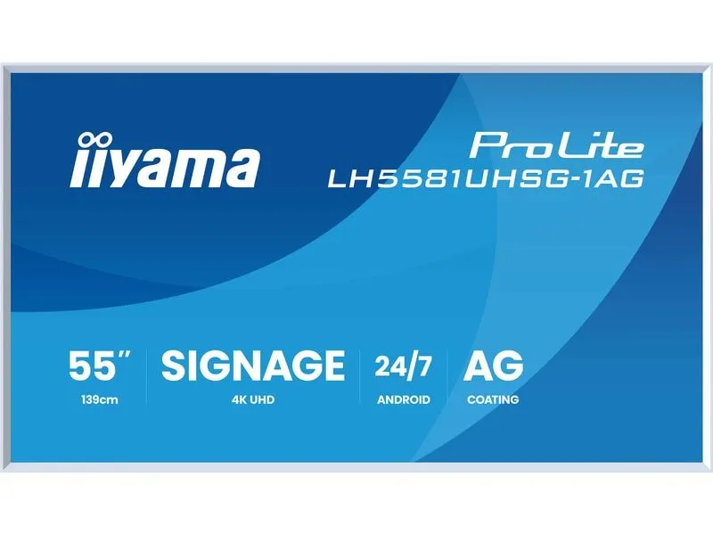 iiyama Public Display ProLite LH5581UHSG-1AG 64.5 iiyama Public Display ProLite LH5581UHSG-1AG 64.5
