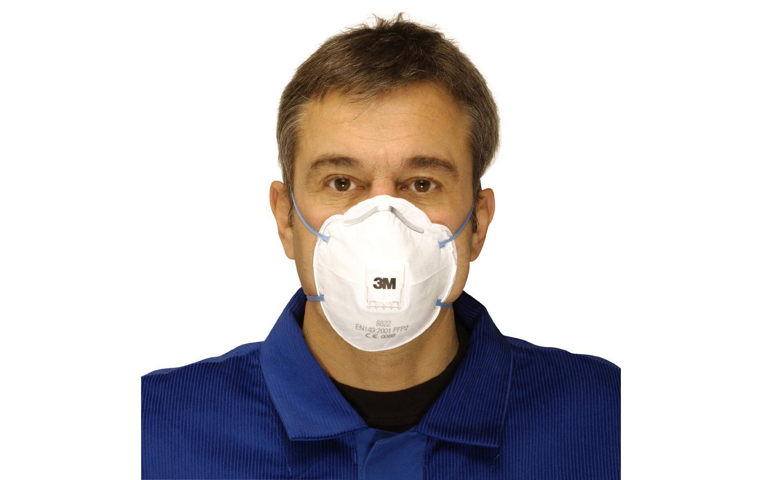 3M Atemschutzmaske 8822 FFP2, 3 Stück