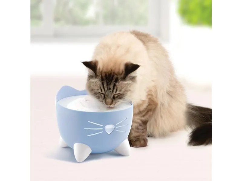 Catit Wasserautomat Pixi Fountain Hellblau, 2.5 l Catit Wasserautomat Pixi Fountain Hellblau, 2.5 l