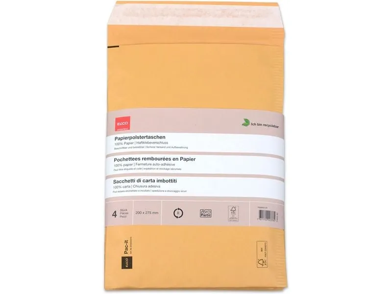 ELCO Versandtasche Zero Plastic 200 x 275 mm, 4 Stück ELCO Versandtasche Zero Plastic 200 x 275 mm, 4 Stück