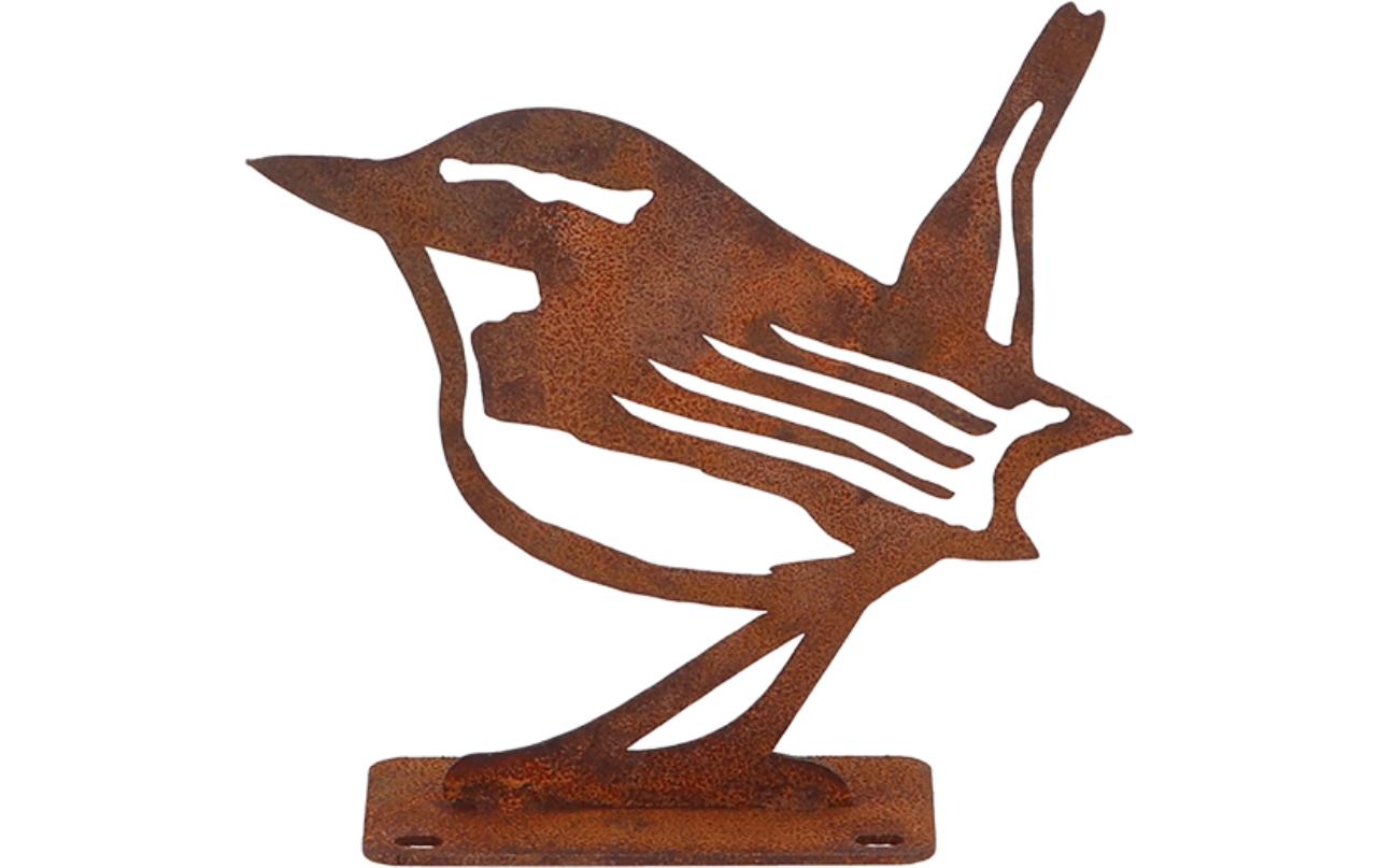 Esschert Design Dekofigur Zaunkönig Rostbraun