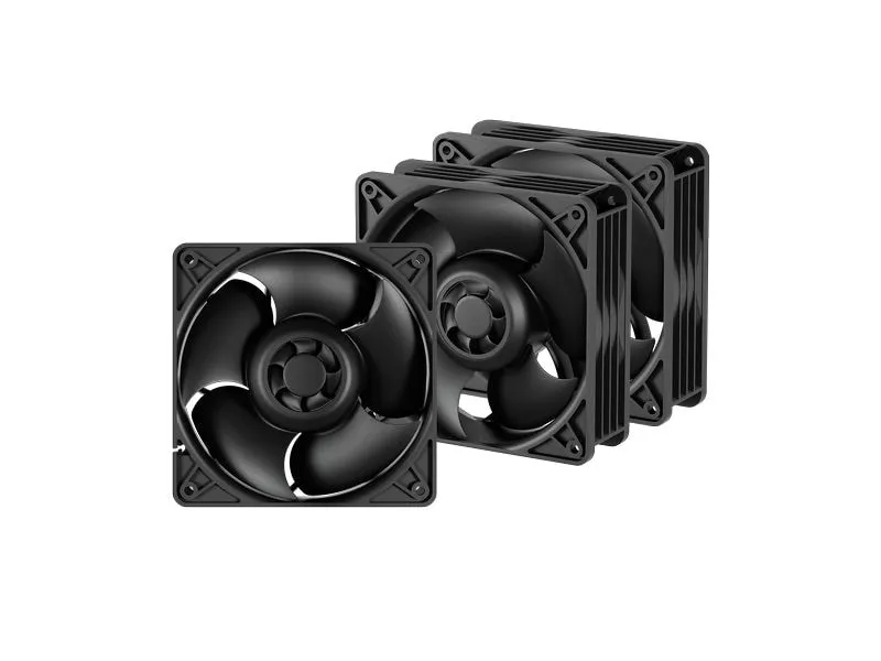 Arctic Cooling PC-Lüfter S12038-8K, 120 mm, 8000 RPM, Schwarz, 3 Stück Arctic Cooling PC-Lüfter S12038-8K, 120 mm, 8000 RPM, Schwarz, 3 Stück