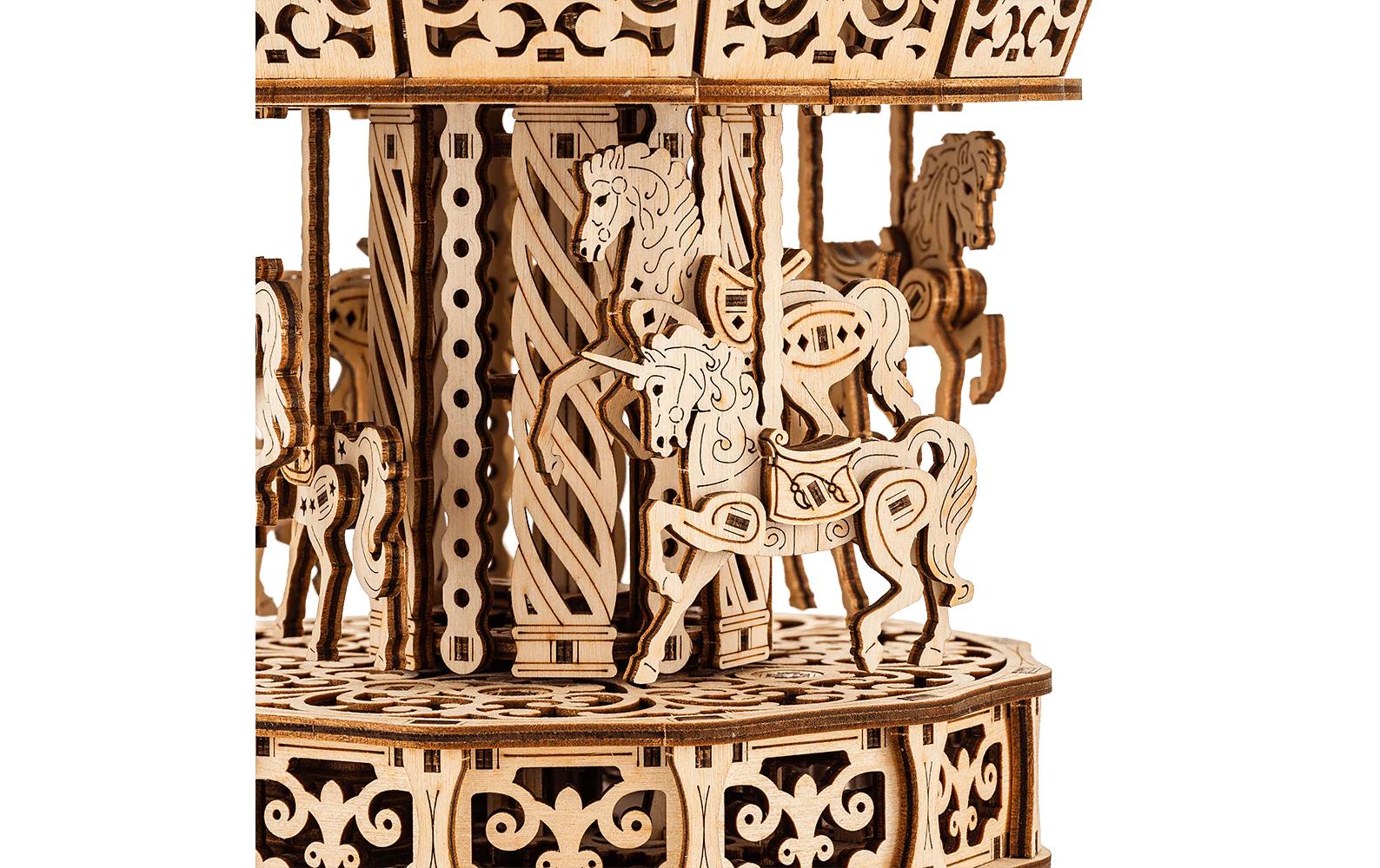 WoodTrick Bausatz Pariser Karussell