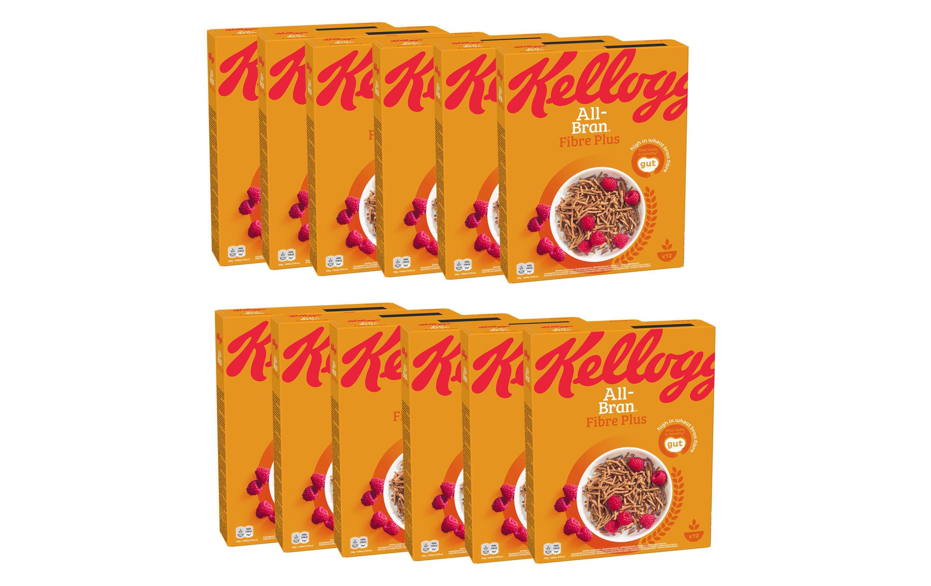 Kellogg's Cerealien All Bran Fiber Plus 12 x 500 g