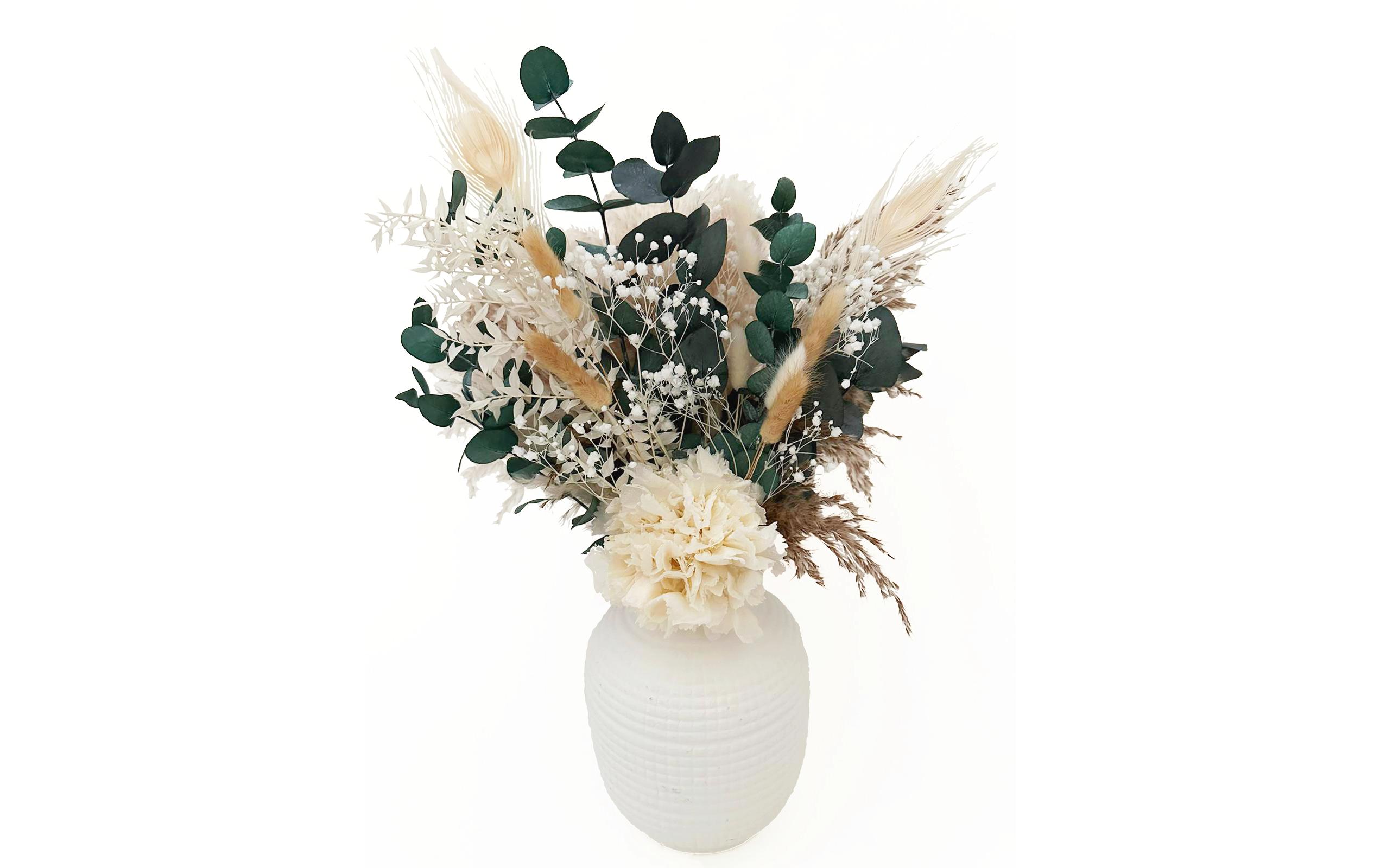 Soli Collection Trockenblumen Isabelle Weiss-Gelb/Grün/Braun Soli Collection Trockenblumen Isabelle Weiss-Gelb/Grün/Braun