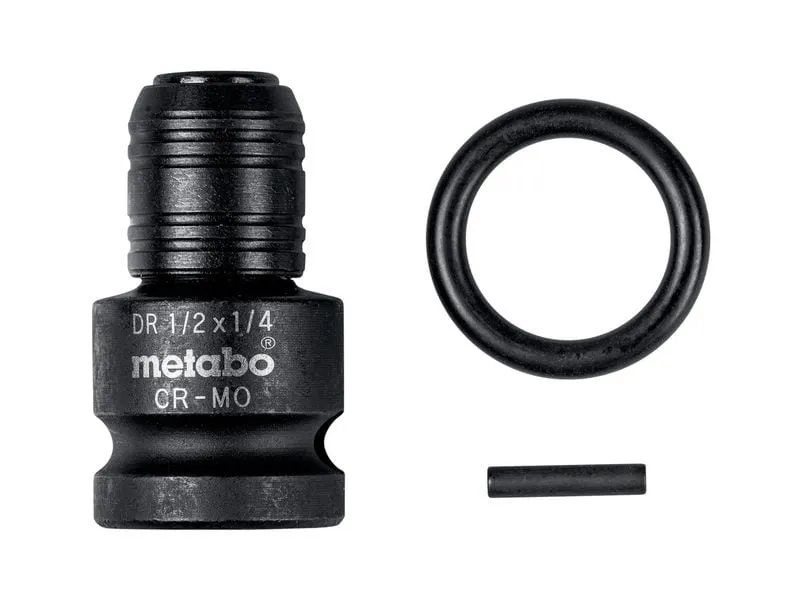 Metabo Adapter 1/2 auf 1/4, E 6.3, 3-teilig, schlagfest Metabo Adapter 1/2 auf 1/4, E 6.3, 3-teilig, schlagfest