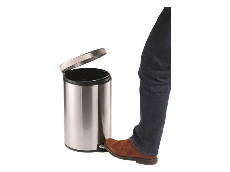 DURABLE Treteimer 5 l, Silber DURABLE Treteimer 5 l, Silber