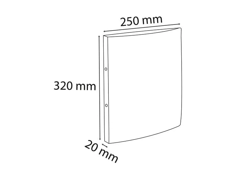 Exacompta Ringbuch Top Color A4 2 cm, Gelb Exacompta Ringbuch Top Color A4 2 cm, Gelb