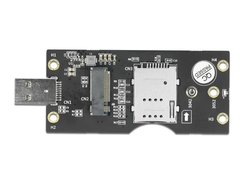 Delock Externes Gehäuse USB 3.0 zu M.2 mit SIM Slot Delock Externes Gehäuse USB 3.0 zu M.2 mit SIM Slot
